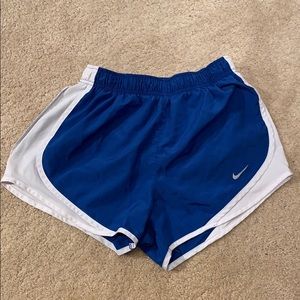 royal blue nike tempo running shorts